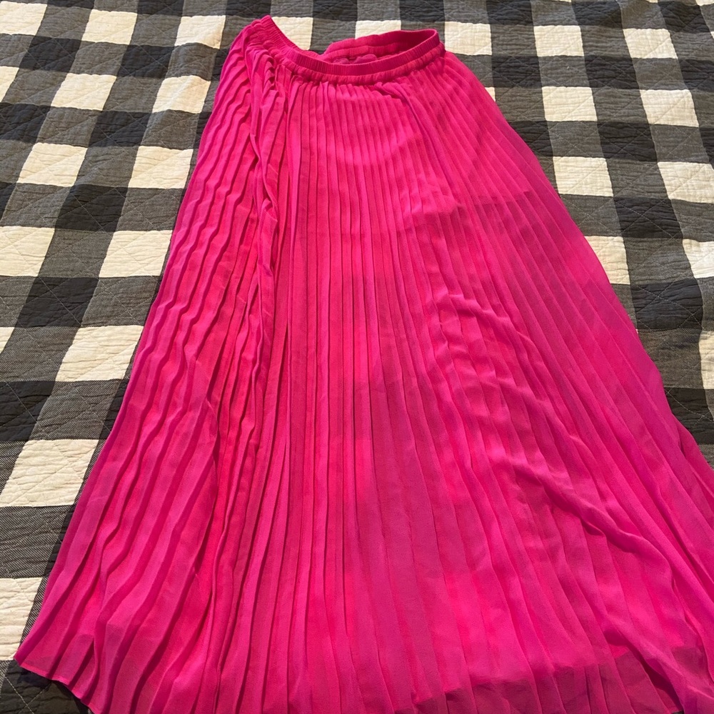 Victoria’s Secret hot pink maxi skirt